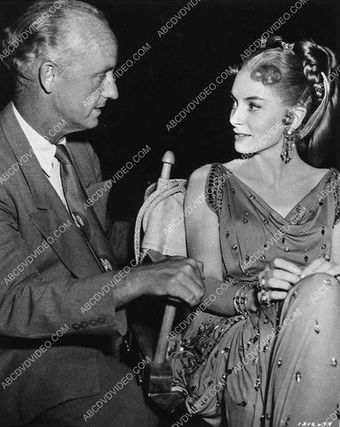 candid Deborah Kerr on set film Quo Vadis 3262-19