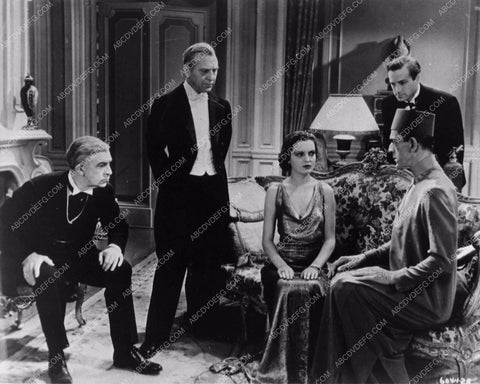 Boris Karloff Zita Johann Edward Van Sloan from classic film Mummy 3266-03