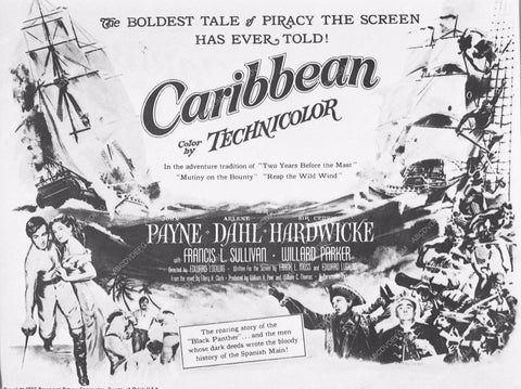 ad slick Arlene Dahl Caribbean 3338-02