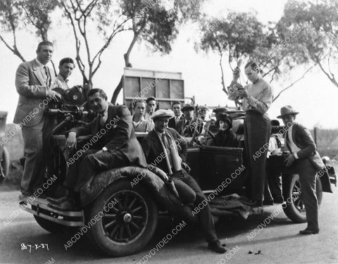 candid cast & crew w movie camera silent film The Auction Block 3363-30