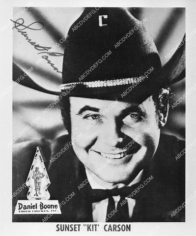 Sunset Carson advertisement for Daniel Boone Fried Chicken 3381-04