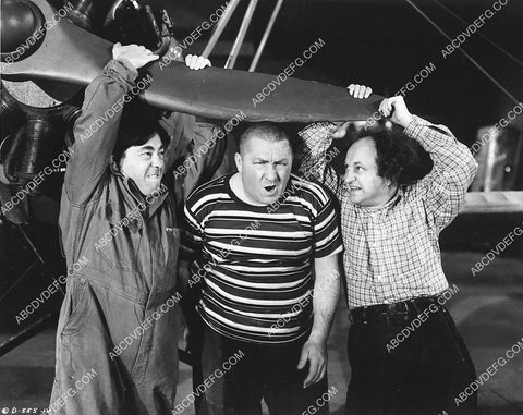 3 Stooges Moe Larry Curly short subject film Dizzy Pilots 3381-10