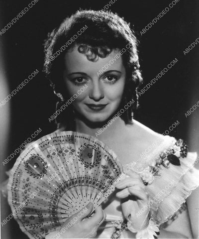 cute Janet Gaynor w her hand fan 3439-27