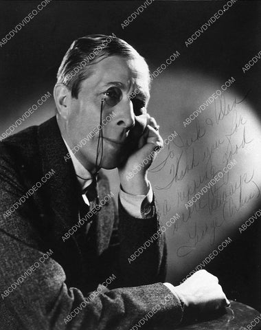 George Arliss w his monacle 3443-32