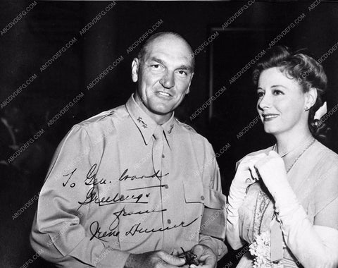 Irene Dunne and WW II American General 3444-34