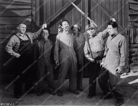 Three Stooges Moe Larry Curly short subject The Yoke's On Me 3466-32