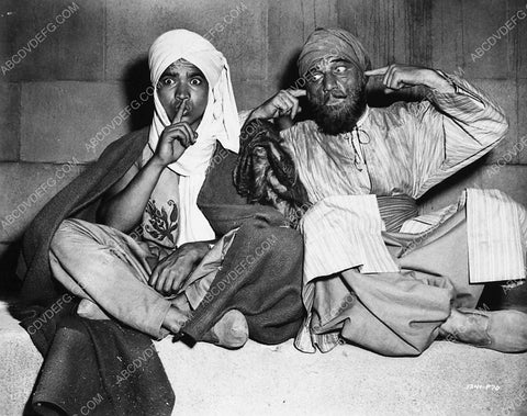 Sabu a monkey Shemp Howard hear no evil see no evil speak no evil film Arabian Nights 3486-23