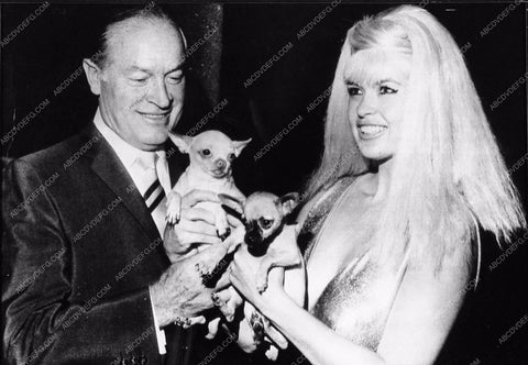 Jayne Mansfield Bob Hope with dogs 3488-27