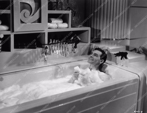 Eddie Quillan in bath tub art deco bathroom film The Mandarin Mystery 3502-33