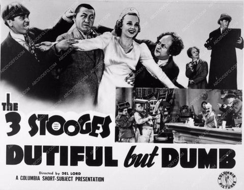 Moe Larry and Curly The Three Stooges Dutiful but Dumb 3506-14