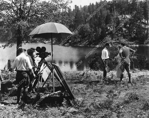 historic Hollywood Goldwyn Studio shooting unknown silent scene on location maybe 3516-15