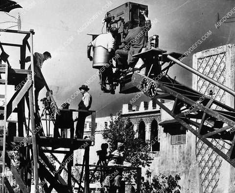 20th Century Fox Studios backlot crane and camera for Arabian set 3517-08