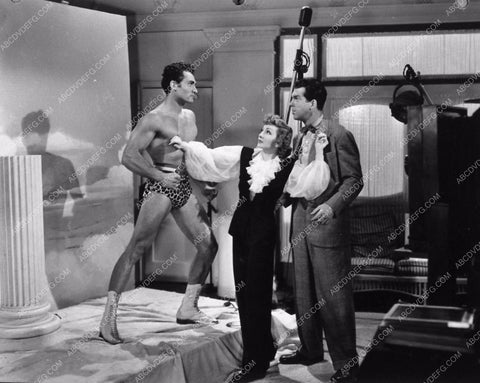 Claudette Colbert Fred MacMurray Beefcake model No Time for Love 3528-12