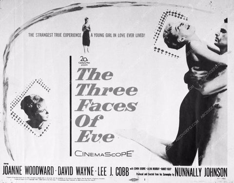 ad slick Joanne Woodward The Three Faces of Eve 3594-21