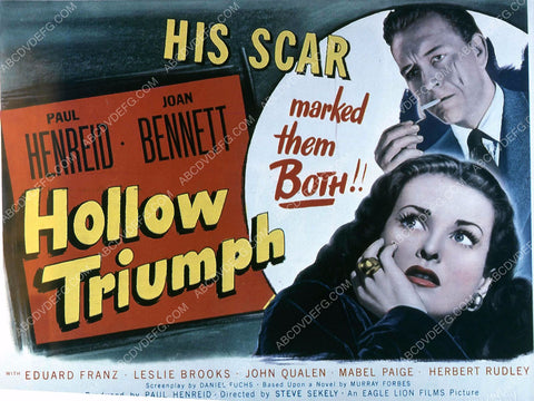 Paul Henreid Joan Bennett film noir Hollow Triumph 35m-795