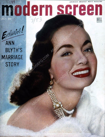 Ann Blyth Modern Screen magazine cover 35m-943