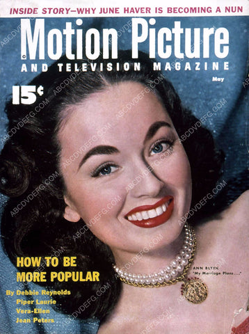 Ann Blyth Motion Picture magazine cover 35m-944