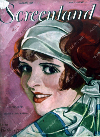 Clara Bow Screenland magazine cover 35m-991