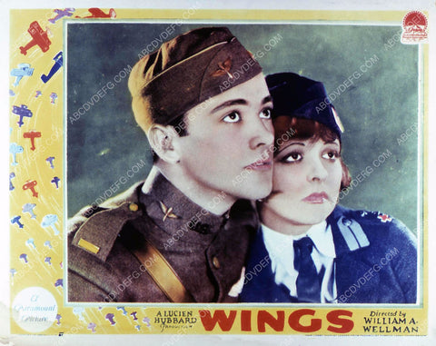 Clara Bow Buddy Rogers silent film Wings 35m-993