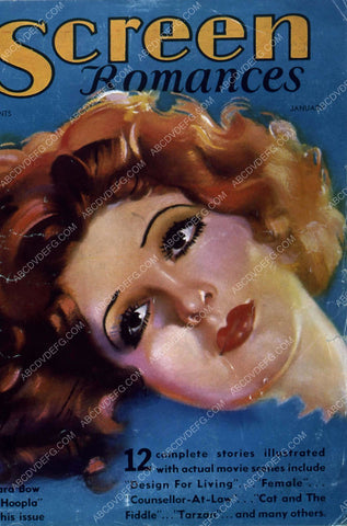 Clara Bow Screen Romances magazine cover 35m-997