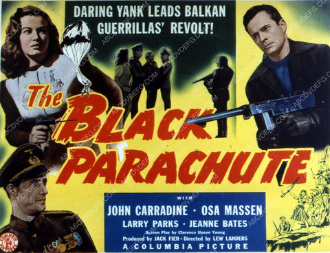 John Carradine Osa Massen Larry Parks film The Black Parachute 35m-10324