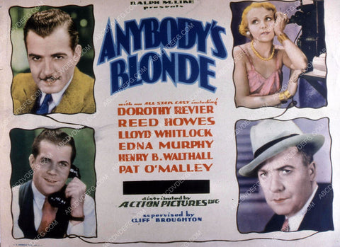 Dorothy Revier Reed Howes Lloyd Whitlock film Anybody's Blonde 35m-10331