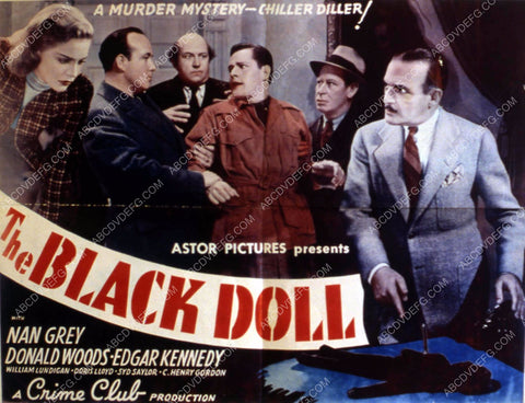 Edgar Kennedy C Henry Gordon Nan Grey Donald Woods film The Black Doll 35m-10336