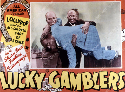 Lollypop Jones Sybil Lewis all black cast short subject Lucky Gamblers 35m-10340