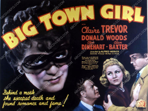 Claire Trevor Donald Woods film Big Town Girl 35m-10354