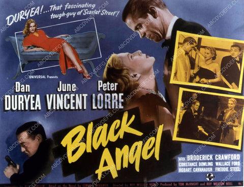 Dan Duryea June Vincent Peter Lorre film noir Black Angel 35m-10360