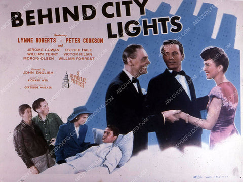 Lynne Roberts Peter Cookson Jerome Cowan film Behind City Lights 35m-10363