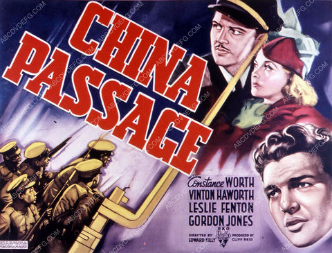 Constance Worth Vinton Hayworth Leslie Fenton film China Passage 35m-10367