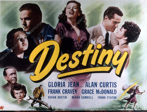 Gloria Jean Alan Curtis film Destiny 35m-10385