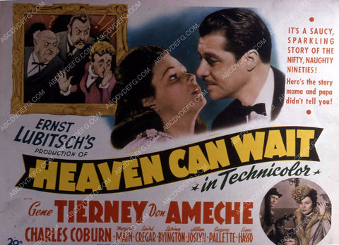 Gene Tierney Don Ameche film Heaven Can Wait 35m-10419