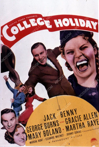 Jack Benny Martha Raye George Burns Gracie Allen film College Holiday 35m-10468