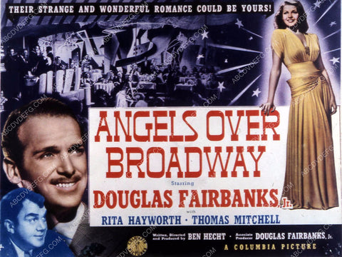 Douglas Fairbanks jr Rita Hayworth film Angels Over Broadway 35m-10473