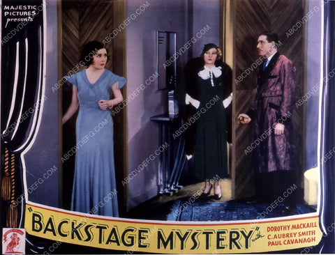 Dorothy Mackaill Paul Cavanagh Marion Shilling film Backstage Mystery 35m-10491
