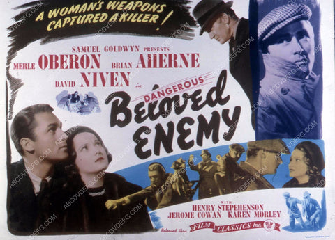 Merle Oberon Brian Aherne film Beloved Enemy 35m-10514