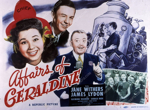 Jane Withers James Lydon film Affairs of Geraldine 35m-10565