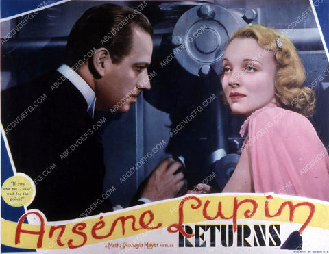 Melvyn Douglas Virginia Bruce film Arsene Lupin Returns 35m-10567
