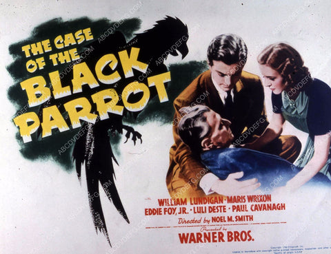 William Lundigan Maris Wrixon film The Case of the Black Parrot 35m-10572