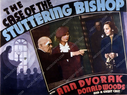 Ann Dvorak Anne Nagel film The Case of the Stuttering Bishop 35m-10600