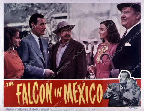 Tom Conway Mona Maris film The Falcon in Mexico 35m-10603