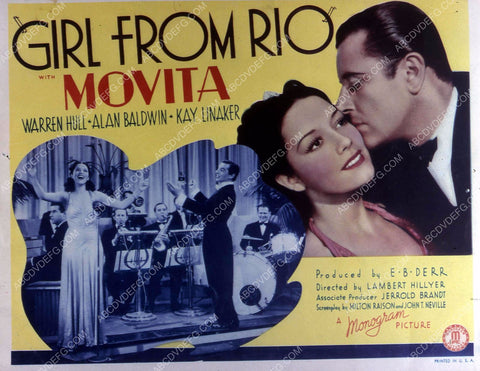 Movita Warren Hull film Girl from Rio 35m-10609