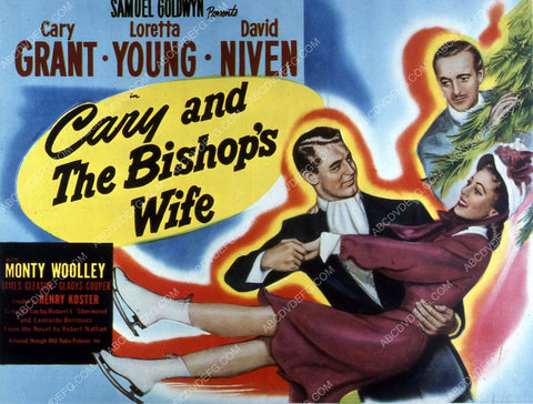 Cary Grant Loretta Young David Niven film The Bishop's Wife 35m-10631
