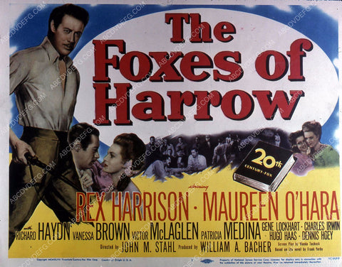 Rex Harrison Maureen O'Hara film The Foxes of Harrow 35m-10704