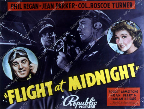 Phil Regan Jean Parker Col. Roscoe Turner film Flight at Midnight 35m-10710