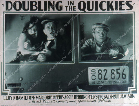Lloyd Hamilton Marjorie Beebe comedy short subject Doubling in the Quickies 35m-10722