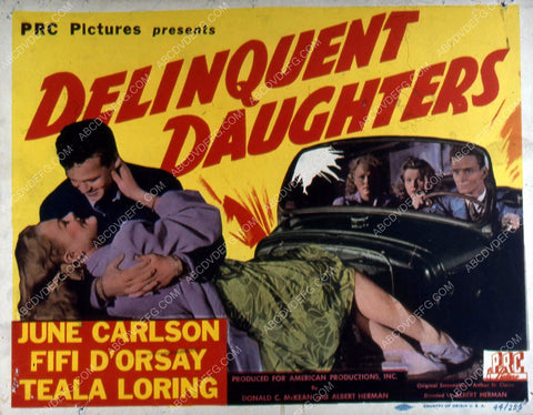 June Lang Fifi D'Orsay film Delinquent Daughters 35m-10726