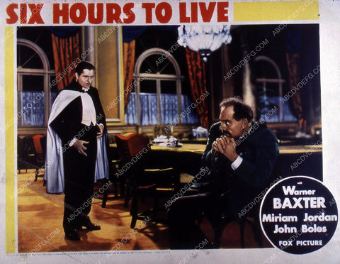 Warner Baxter film Six Hours to Live 35m-10763